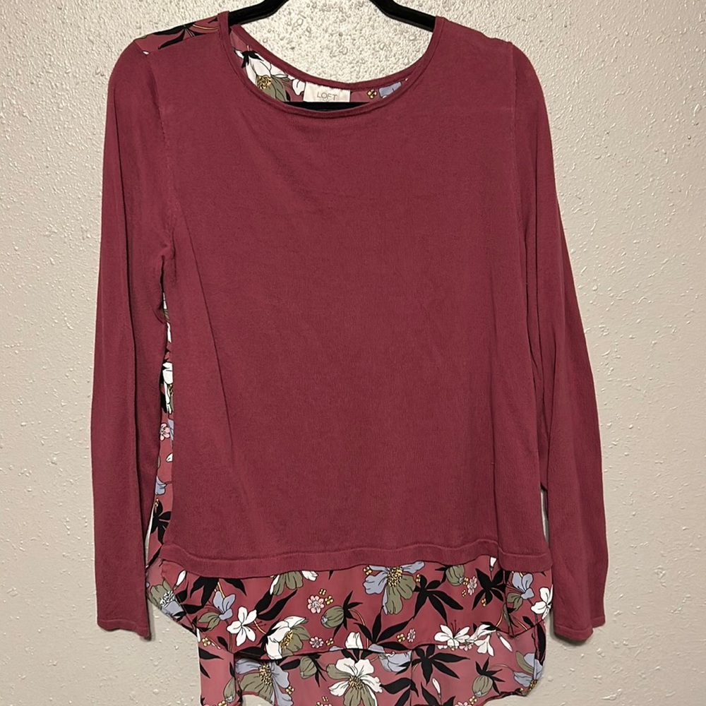 Pink Floral Loft Long Sleeve